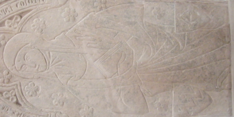 Germany Himmerod Abbey Agnes von Heinzenberg wife of Kuno von Pirmont 1274